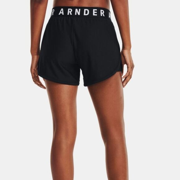 Under Armour Black Athletic Shorts with Elastic Waistband -R - Picture 4 of 4